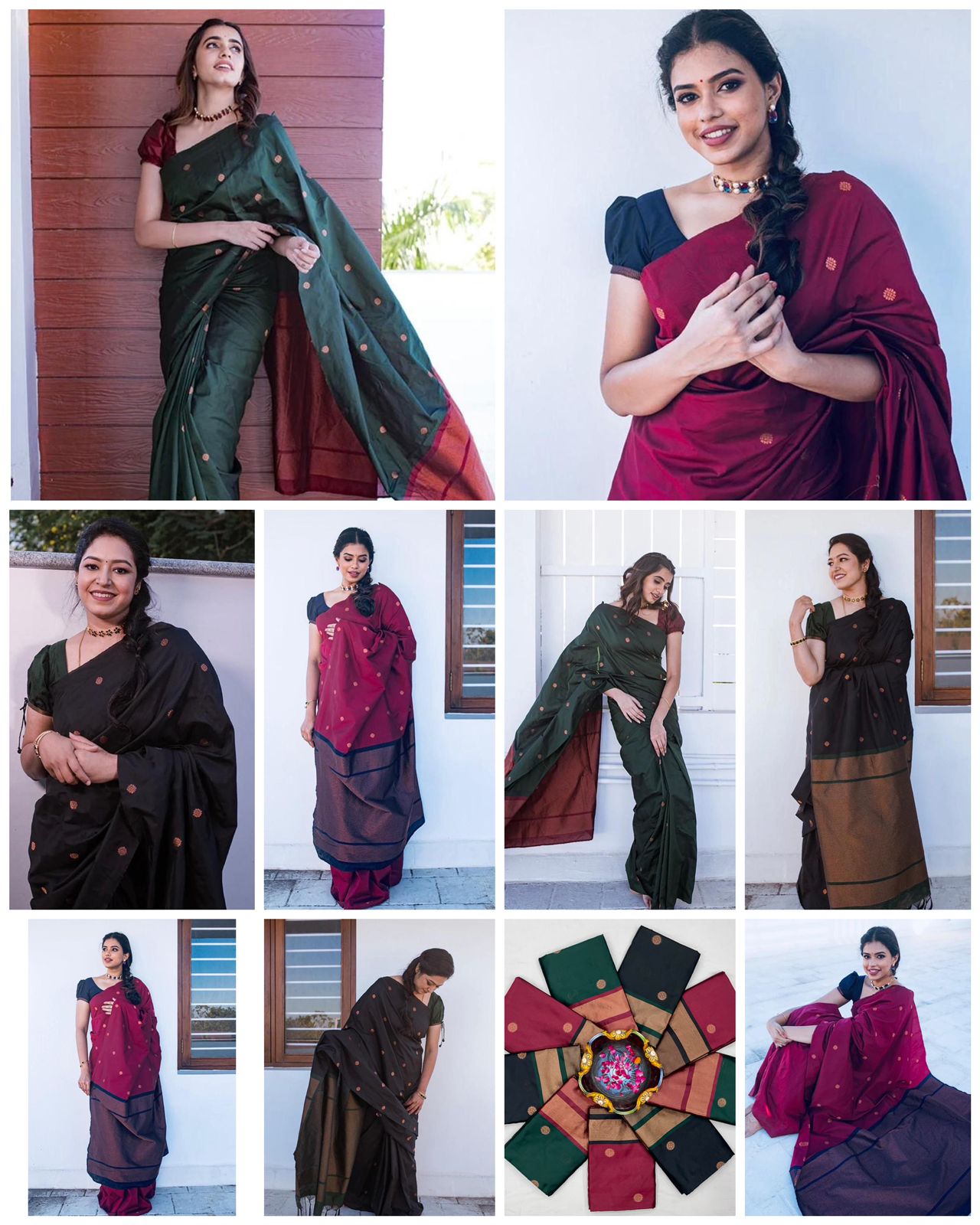 Soft Lichi Silk Saree