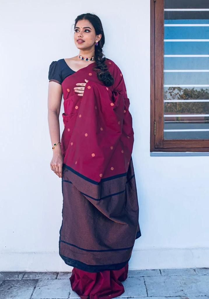 Soft Lichi Silk Saree