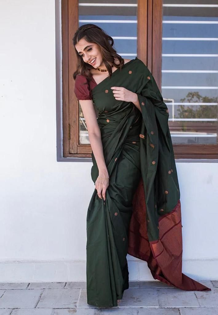 Soft Lichi Silk Saree